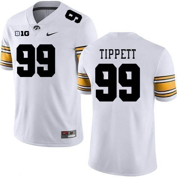 Iowa Hawkeyes #99 Andre Tippett College Football Jerseys Stitched Sale-White